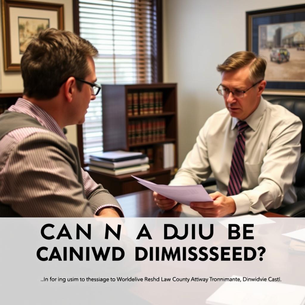 Can a DUI be dismissed in Dinwiddie County